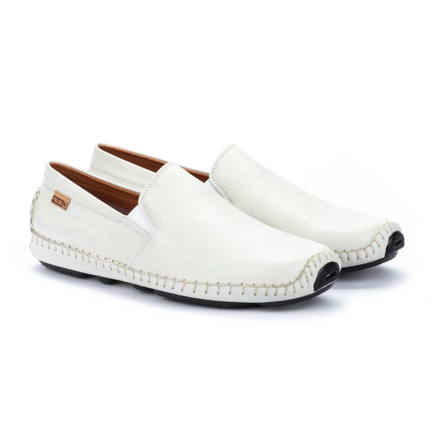 Men's Pikolinos JEREZ Moccasins White | NZ G8QA935